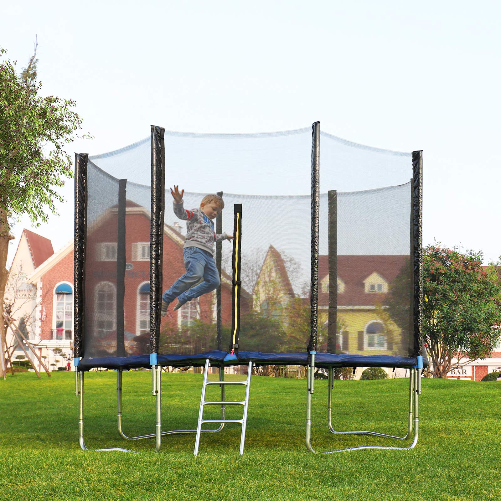 songmics-trampolin-sicherheitsnetz-366-cm-ersatznetz-rund-f-r-8-pfosten image 2