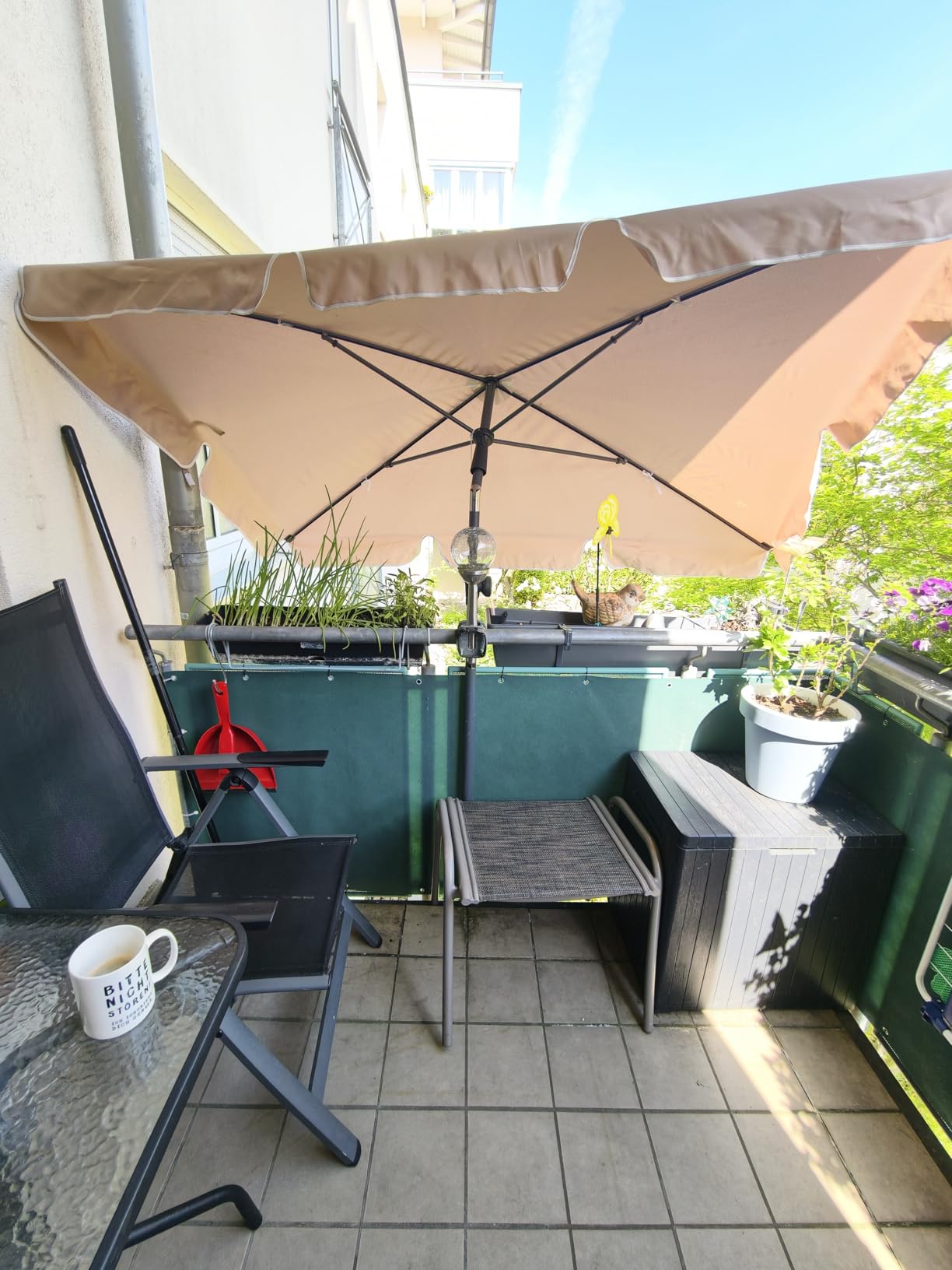 Perfekt für unseren kleinen Balkon