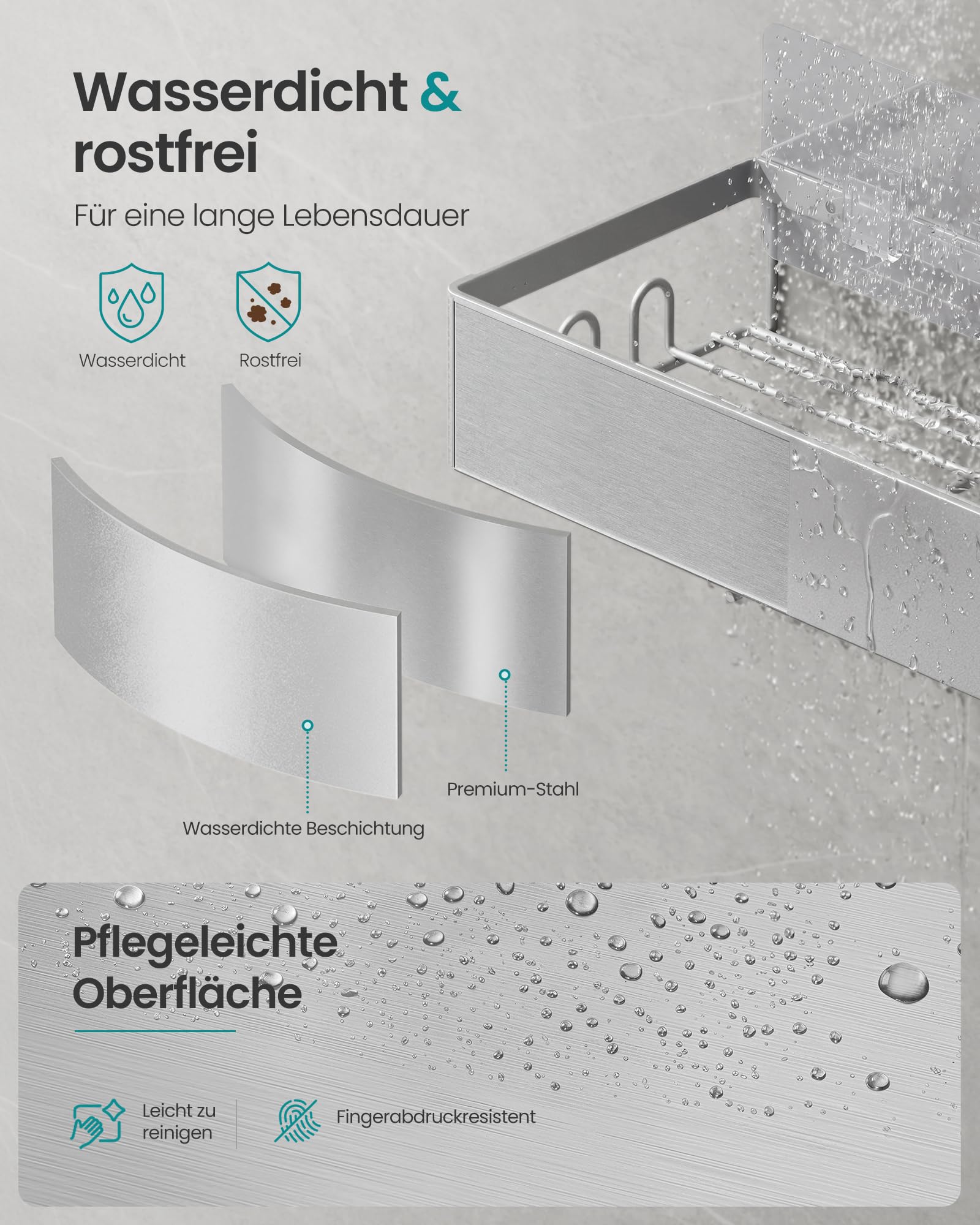 songmics-duschablage-ohne-bohren-2er-set-silber-31-5-cm image 3