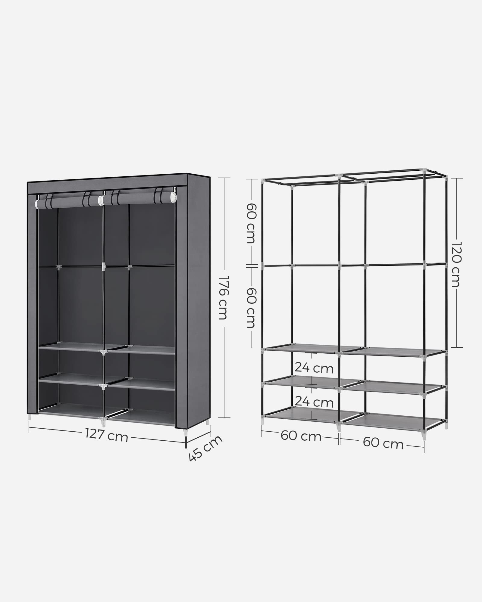 songmics-stoffschrank-ryg008g02-kleiderschrank-45-x-127-x-176-cm-grau image 5