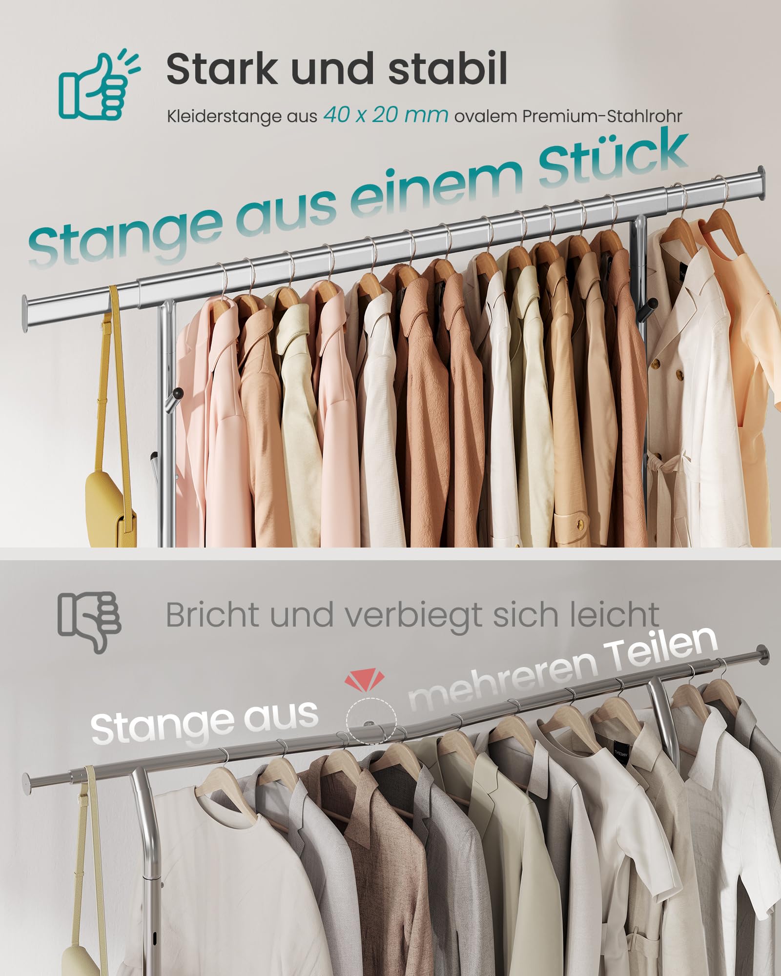 songmics-kleiderst-nder-hsr014e01-silbern-schwerlast-bis-200-kg-ausziehbar image 3