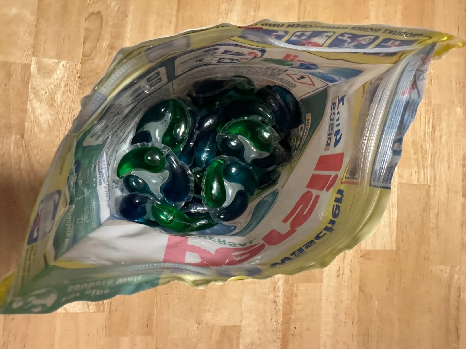 Wäsche strahlt wieder weiß