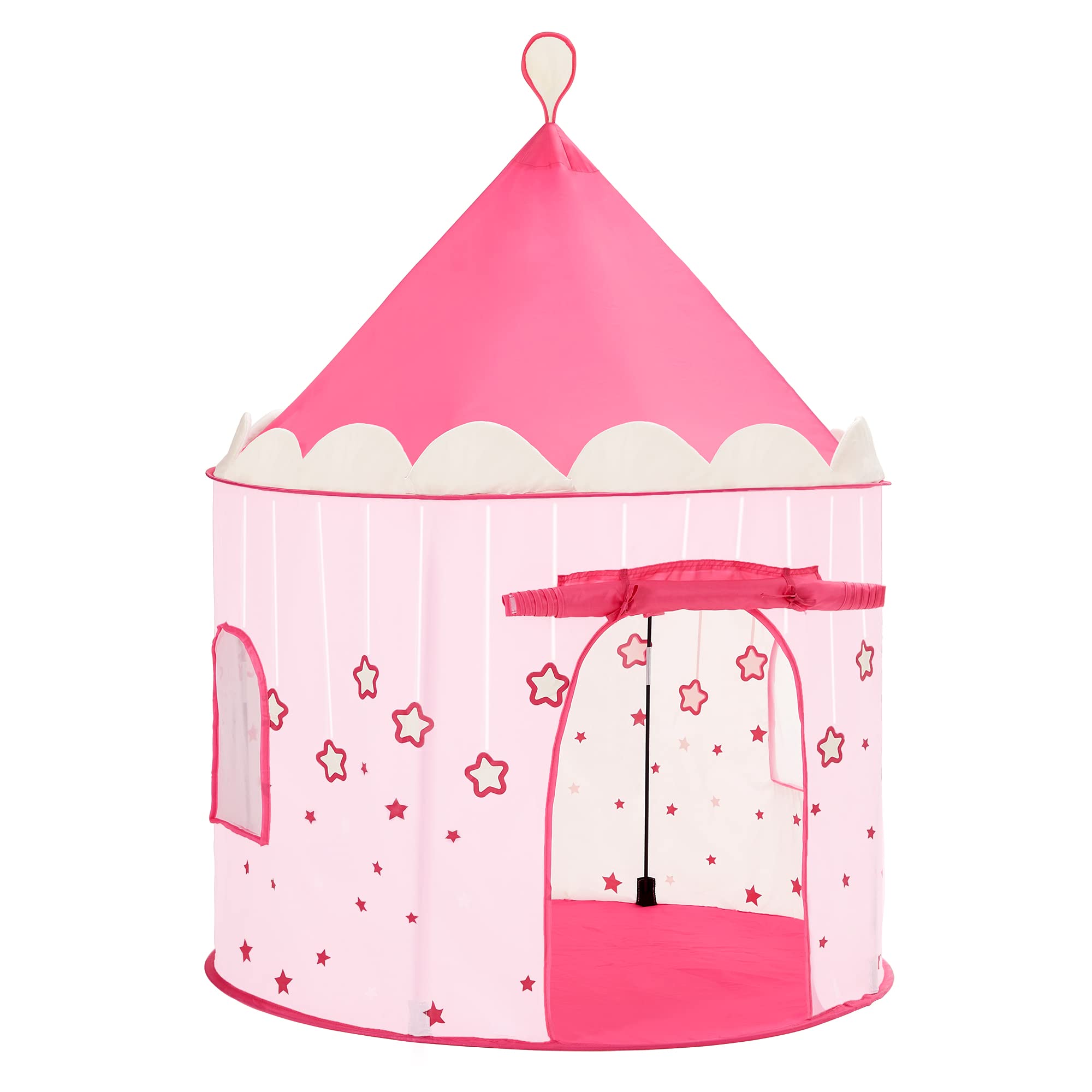 songmics-spielzelt-lpt01pk-prinzessinnenschloss-pink-101-x-135-cm image 1