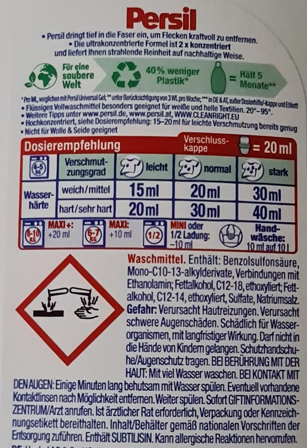Ergiebig und sauber