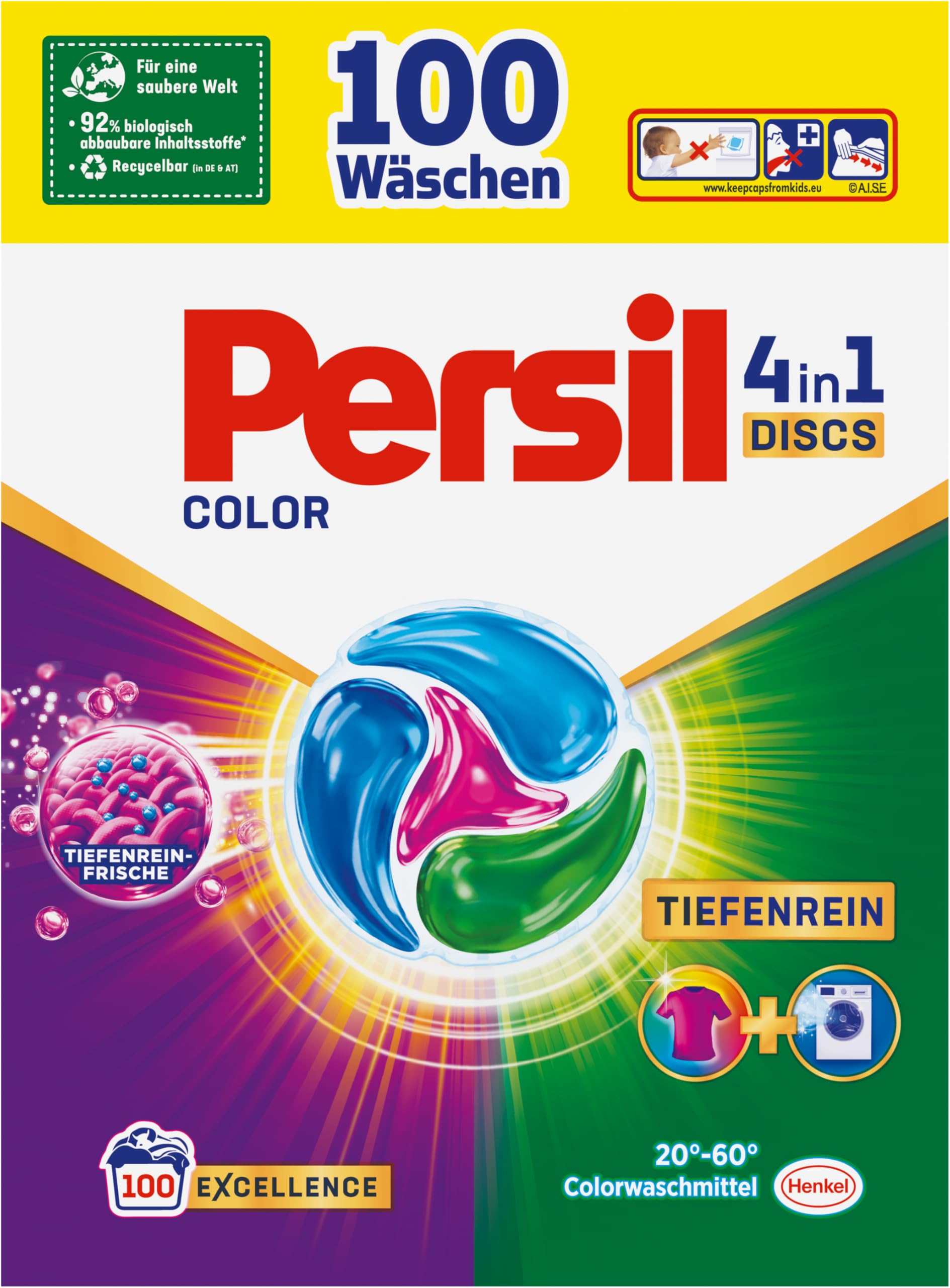 persil-color-4in1-discs-tiefenrein-frische-100-waschladungen image 2