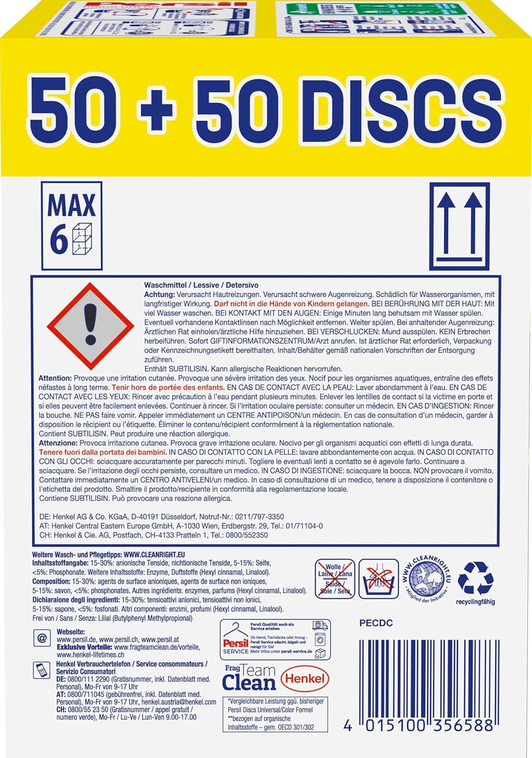 persil-color-4in1-discs-colorwaschmittel-f-r-100-waschladungen image 3
