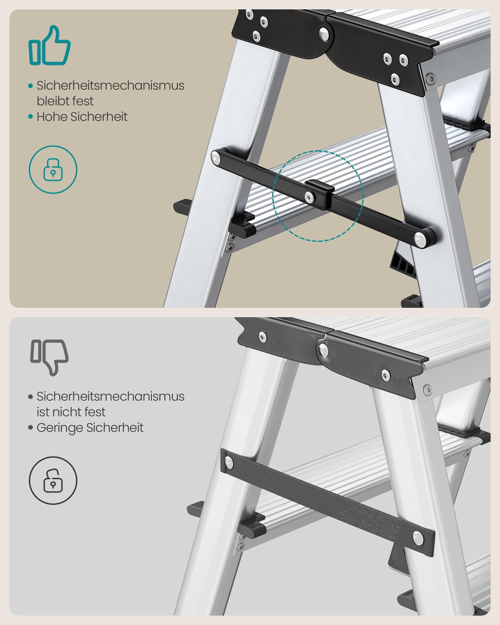 songmics-trittleiter-aluleiter-3-stufen-150-kg-glt23k image 7