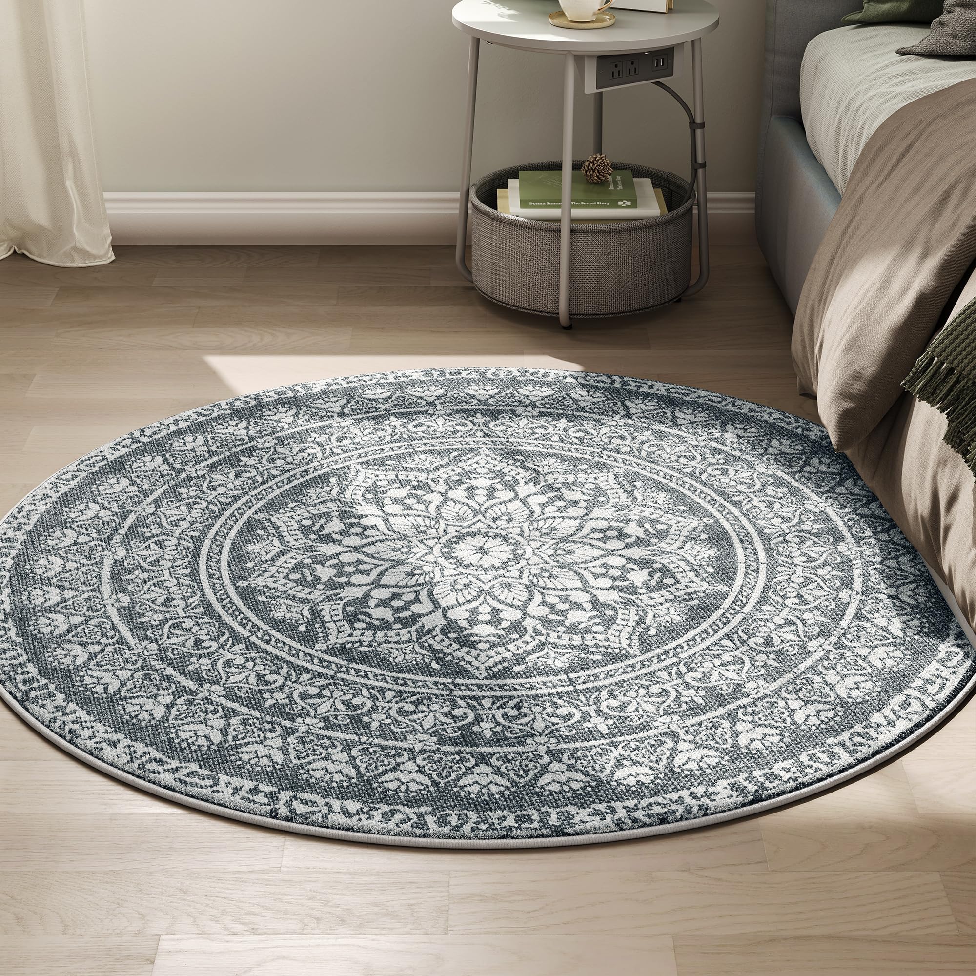 songmics-home-teppich-waschbar-120-x-120-cm-boho image 1