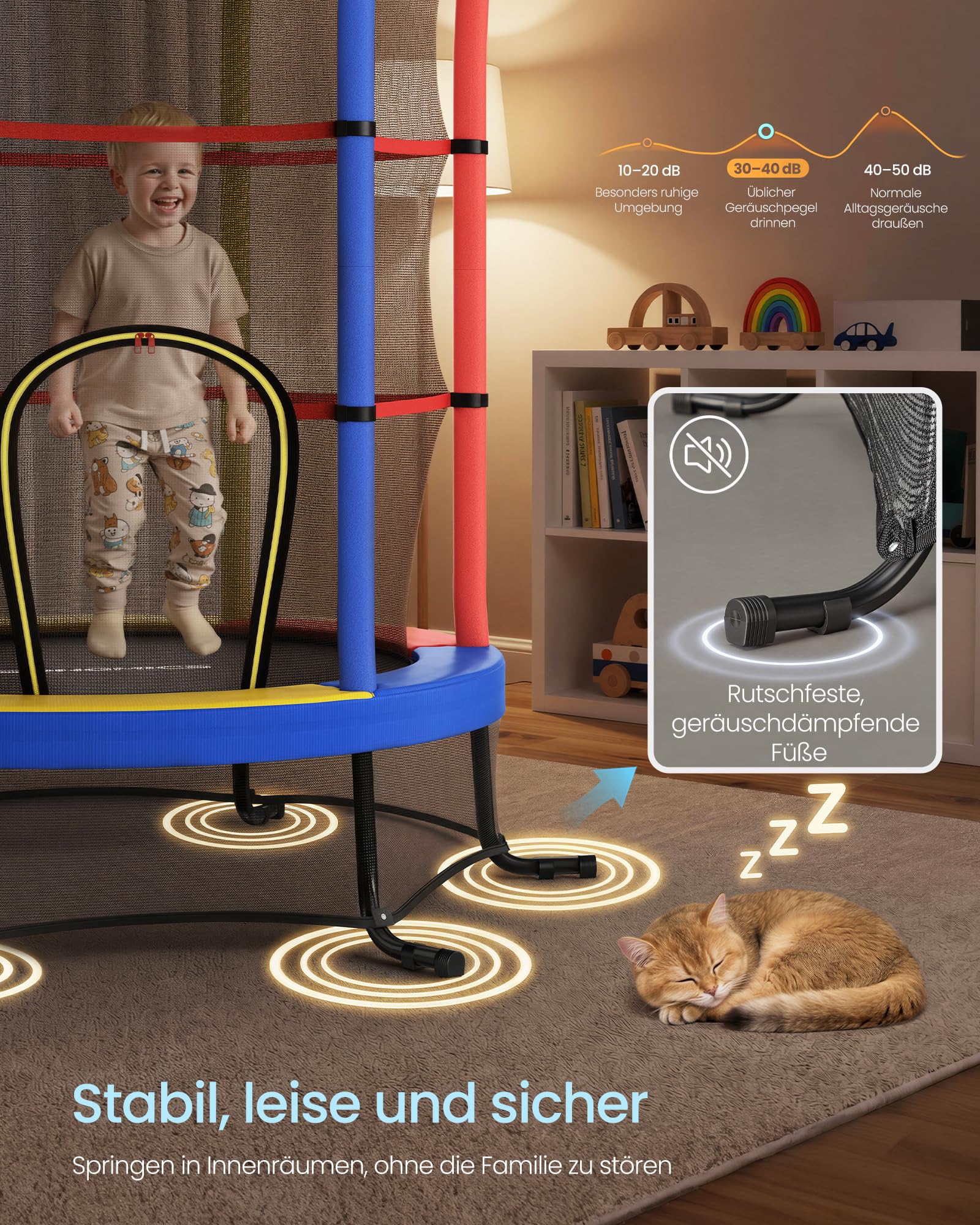 songmics-kindertrampolin-174-cm-mit-sicherheitsnetz-indoor-outdoor image 5