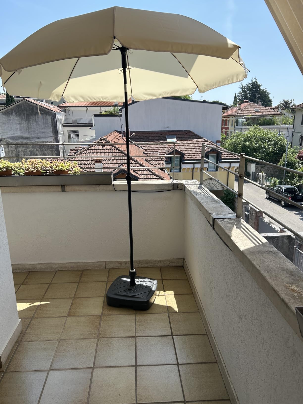 Toller Schatten, kein Ausbleichen