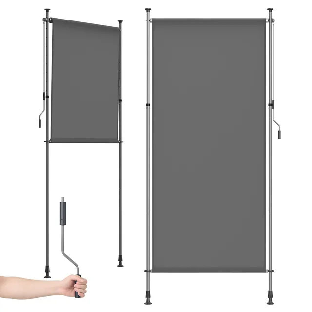 songmics-senkrechtmarkise-120-x-220-300-cm-sichtschutz-balkon image 1