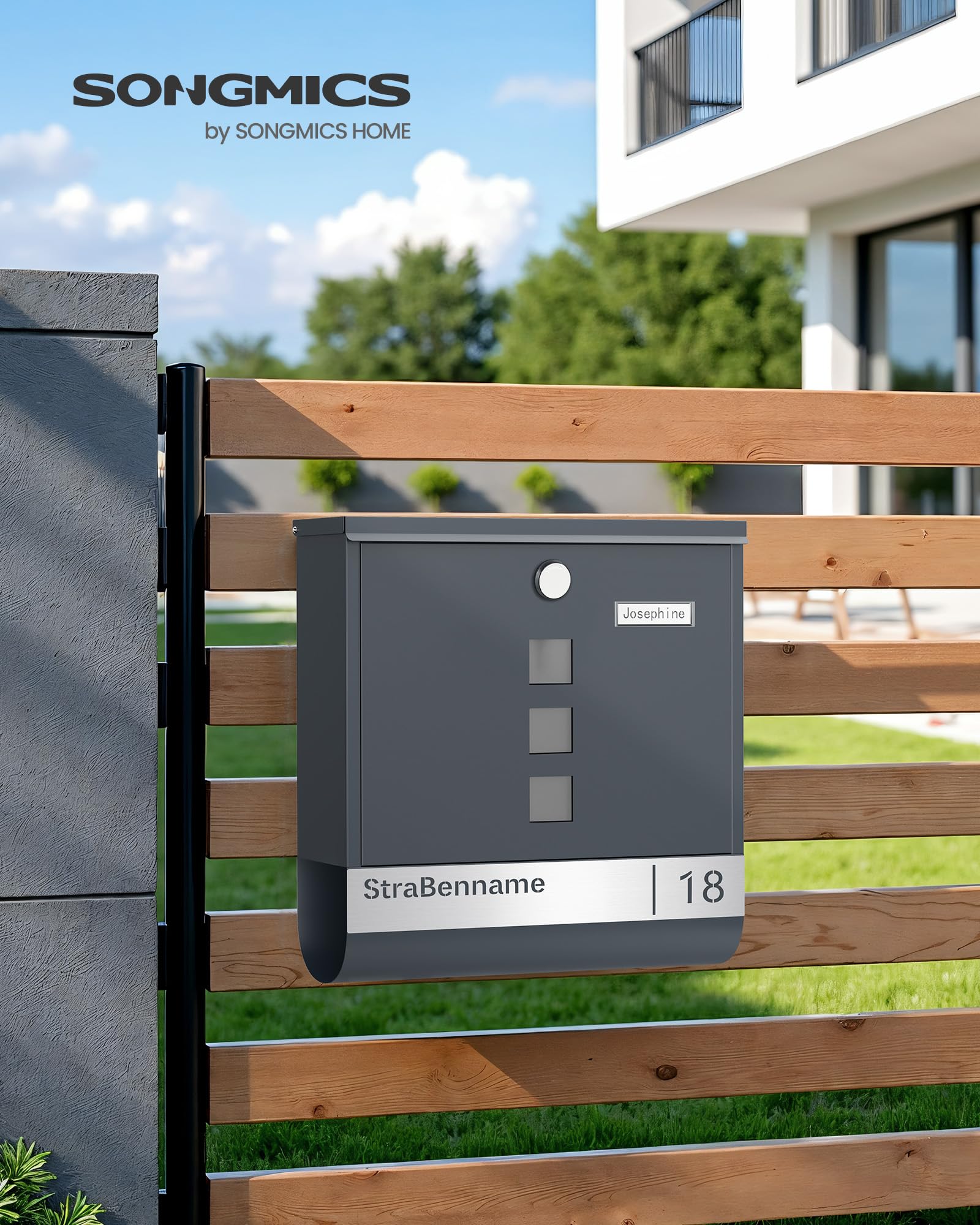 songmics-briefkasten-mit-gravur-wandbriefkasten-mit-schloss image 2