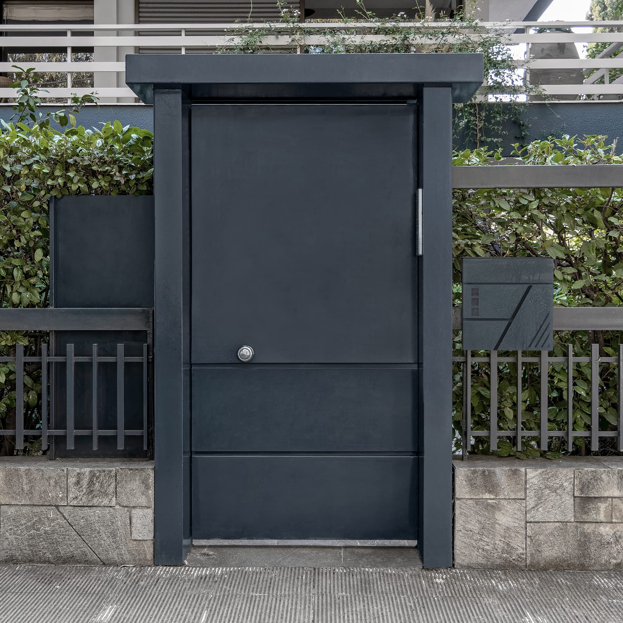 songmics-wandbriefkasten-mit-sichtfenster-und-zeitungsfach-anthrazit image 7