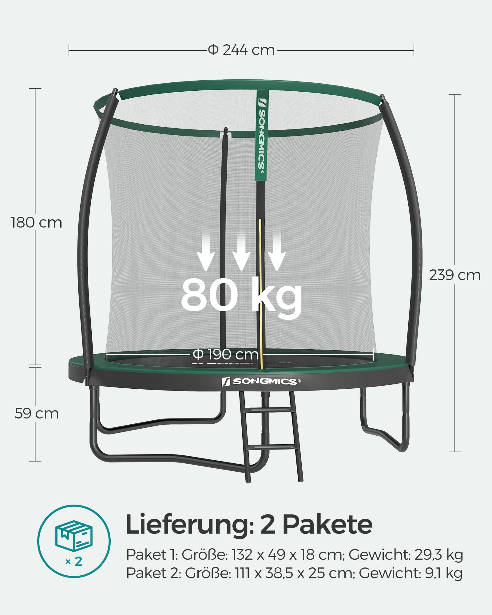 songmics-gartentrampolin-outdoor-244-cm-rund-mit-sicherheitsnetz-und-leiter-2 image 7