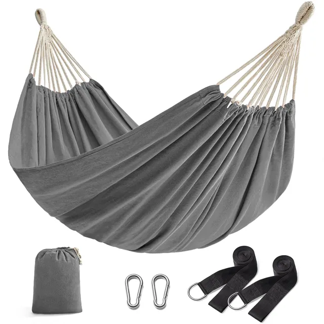 songmics-h-ngematte-doppel-210x150-cm-300-kg-grau-mit-gurten-gdc15gy image 1