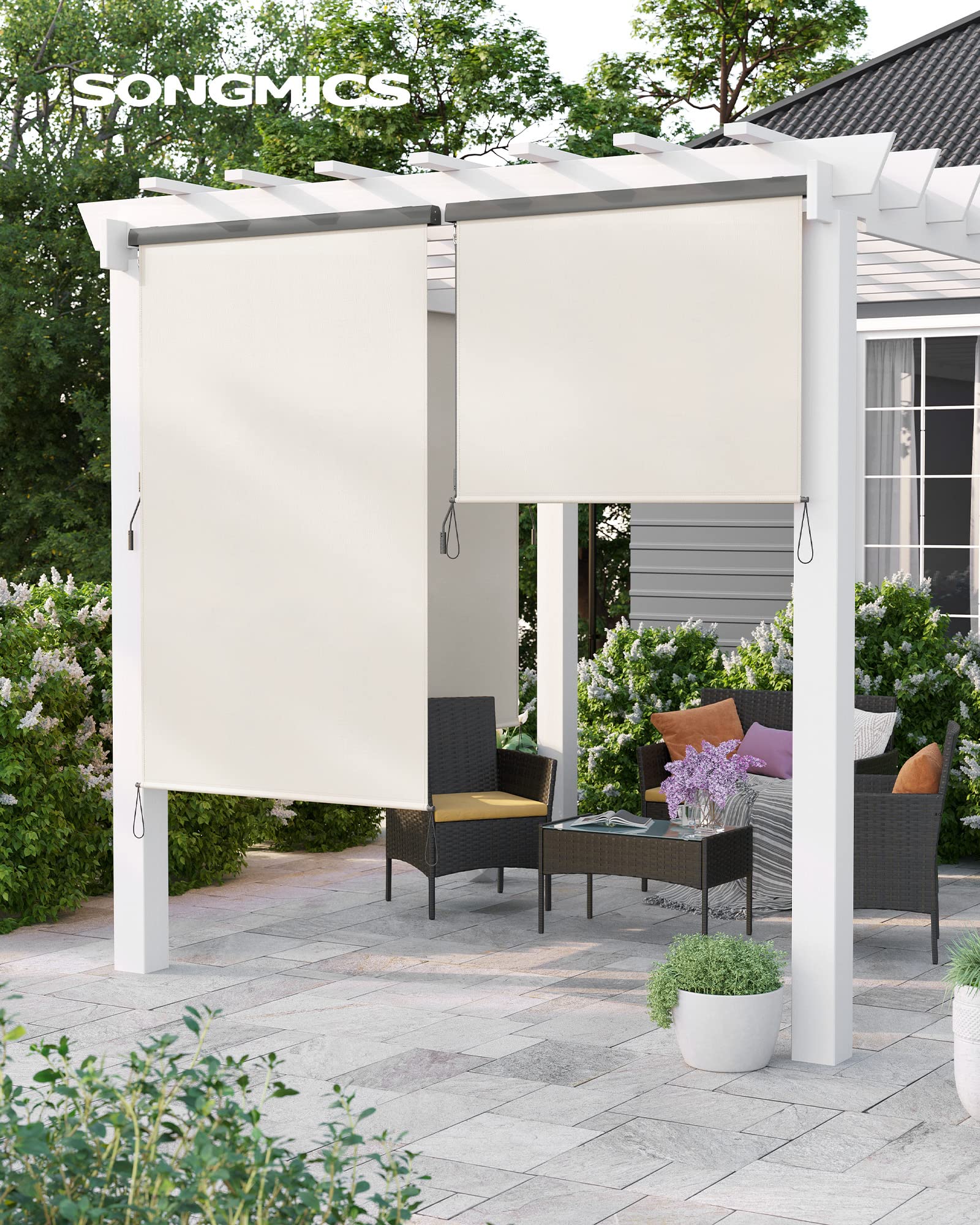 songmics-classic-gsa165be-senkrechtmarkise-1-6-x-2-5-m-beige image 3