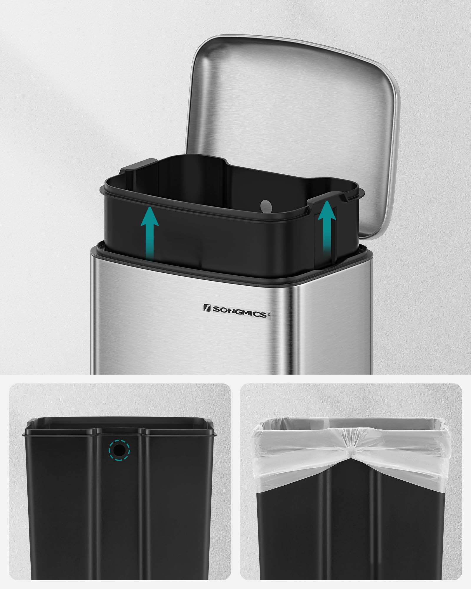 songmics-m-lleimer-30-liter-treteimer-stahl-softclose-silber image 6