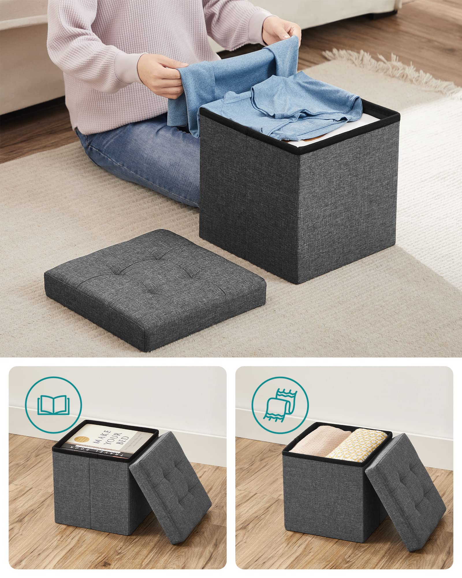 songmics-lsf426g02-sitzbank-mit-stauraum-30-cm-2er-set-dunkelgrau image 7