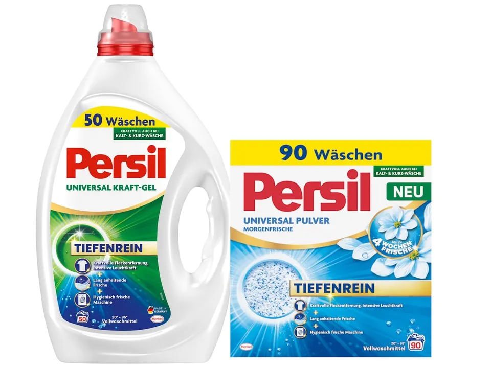 persil-universal-pulver-morgenfrische-90-wl-kraft-gel-50-wl-waschmittel-set image 1