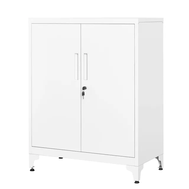songmics-aktenschrank-stahl-mattwei-40-x-80-x-90-cm-abschlie-bar-omc013w01 image 1