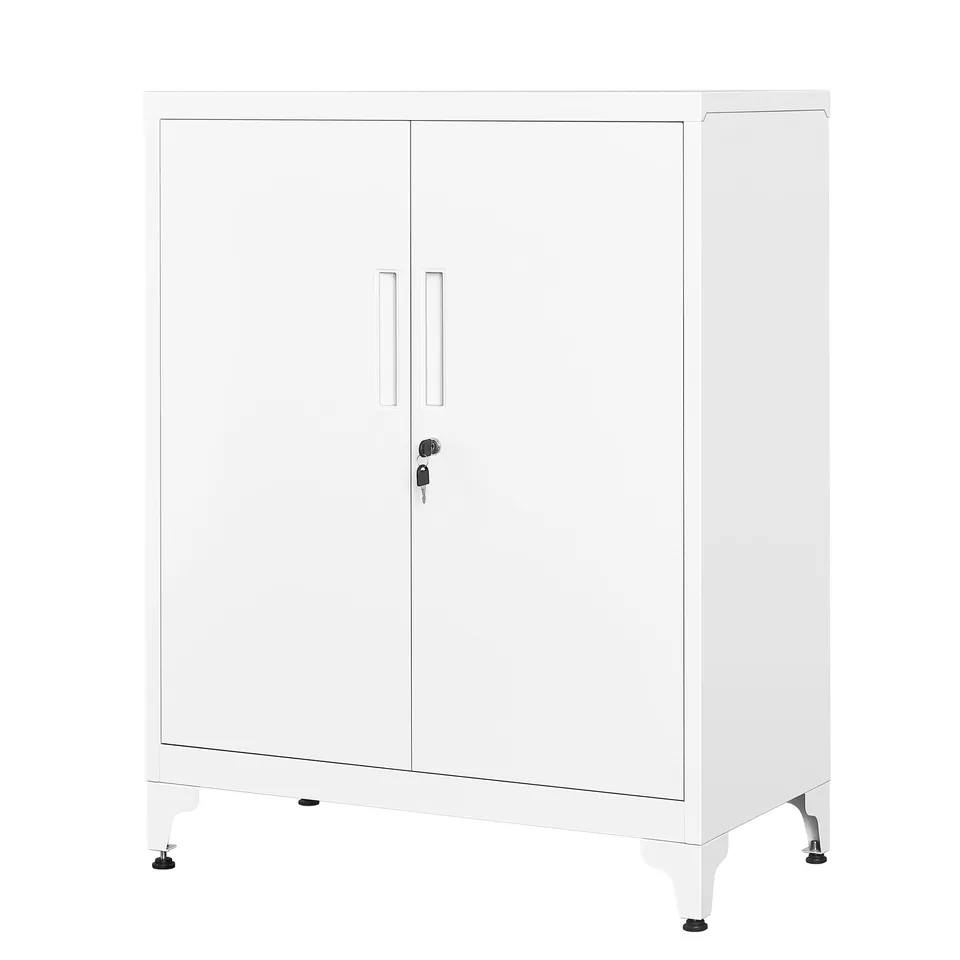 songmics-aktenschrank-stahl-mattwei-40-x-80-x-90-cm-abschlie-bar-omc013w01 image 1